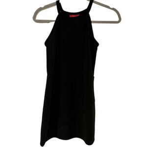 AQUA Little Black Sleeveless Dress Medium
